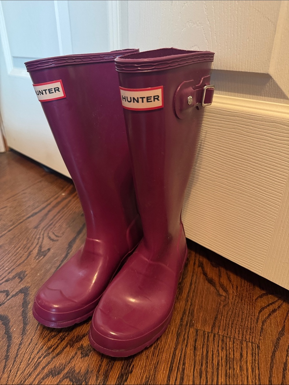Hunter Kids Purple Rain Boots